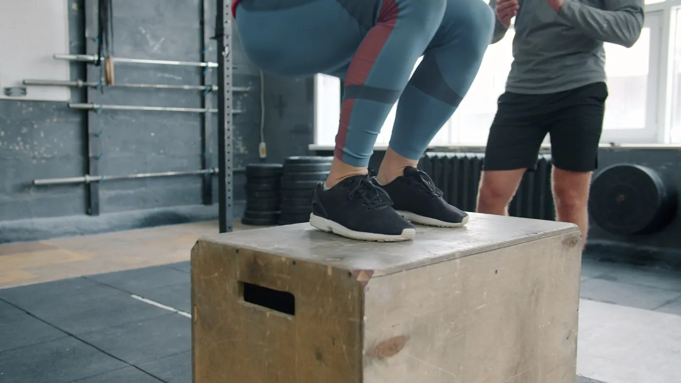 Athlete training explosive power