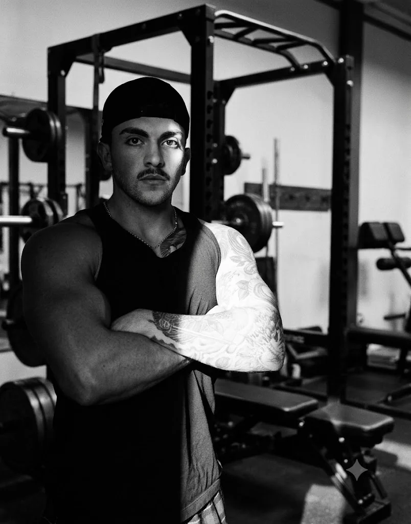 Tristen Martinez, PT, DPT, CSCS, in the gym